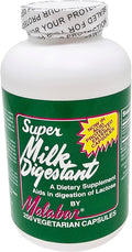 Malabar Super Milk Digestant - 250 Cápsulas - Digestión de Lácteos