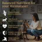 Prestige Breed Multivitamínicos para Weimaraner, 90 Comprimidos, Fabricado en USA con auténtico Bacon