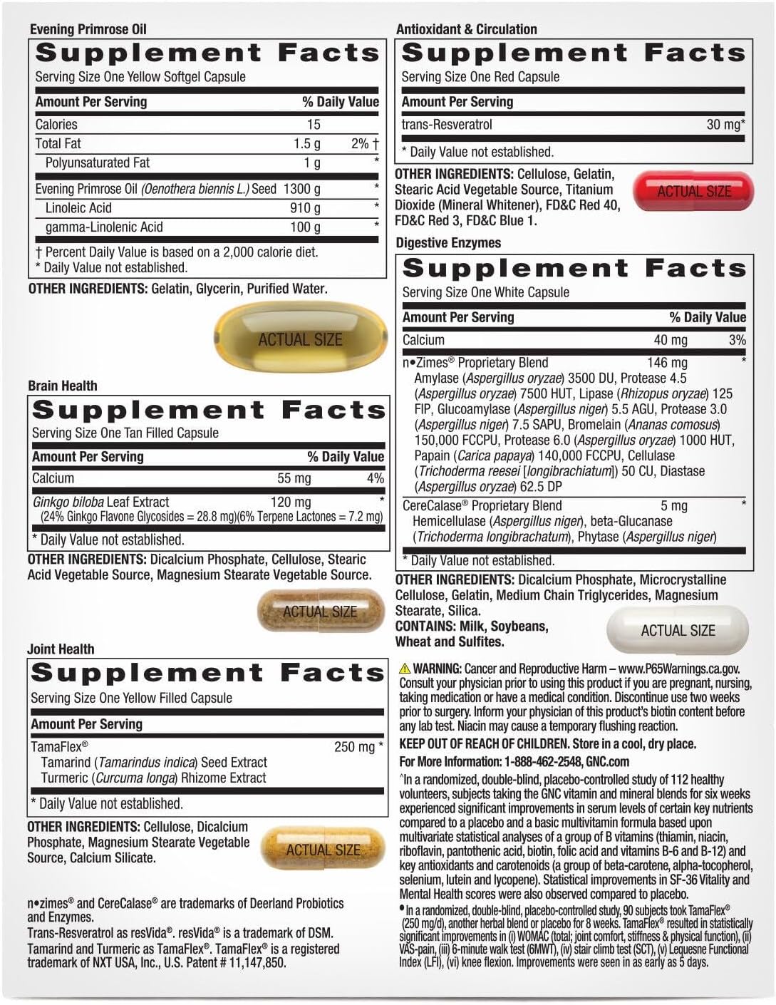 GNC Whole Body Vitapak Program, Ultra Premium, Proven Multivitamin Blend, 7 in 1 Formula, 30 Servings