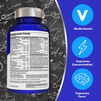 Focus Factor Nutrition for The Brain – Suplemento para Memoria y Concentración, 150 Comprimidos