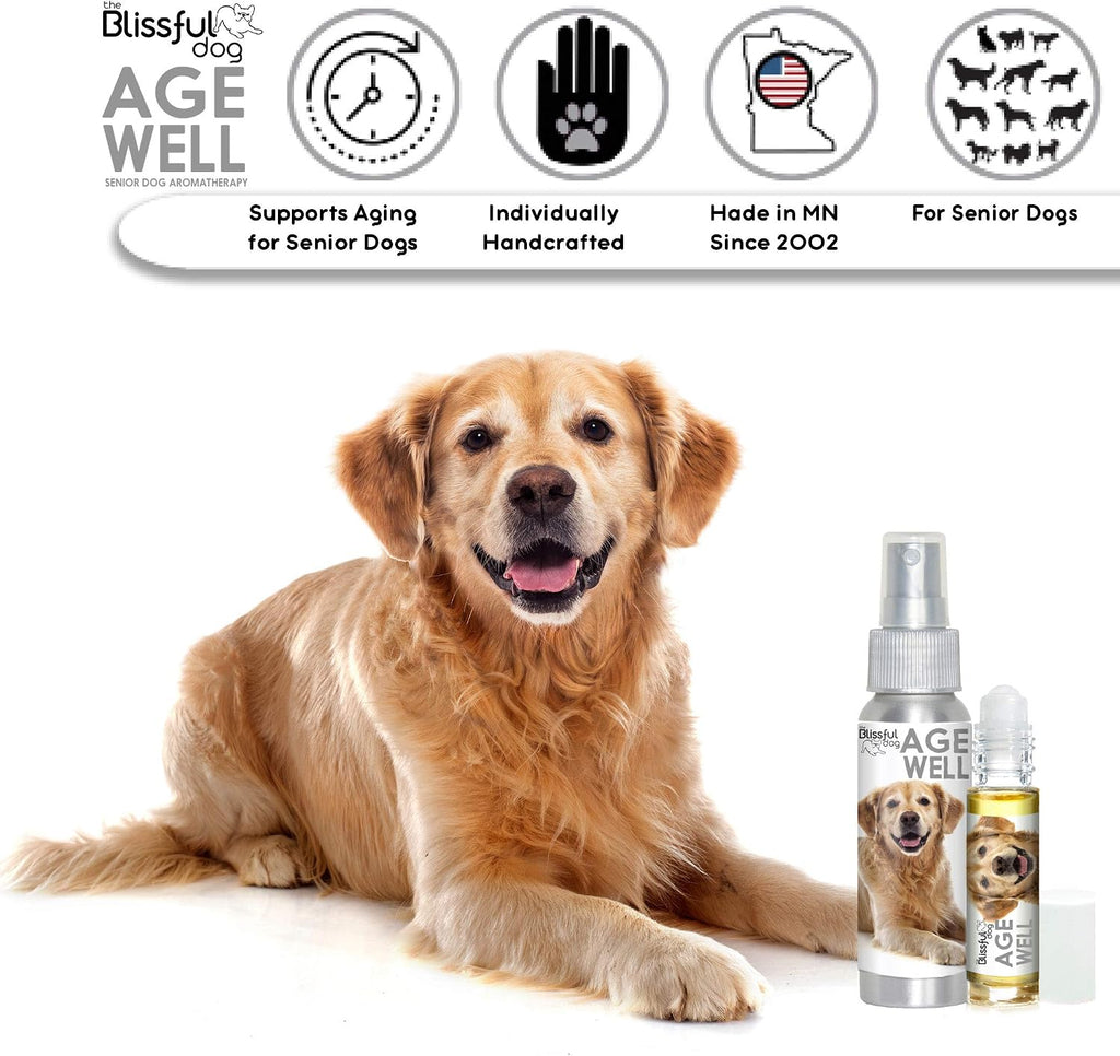 The Blissful Dog Golden Retriever Age Well Spray Aromaterapia