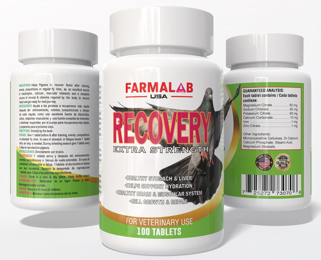 B12-5500 para Palomas - Complemento de Vitamina B12 y Hierro - 60 Comprimidos