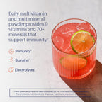 Trace Minerals Power Pak Multivitamin – Cereza Lima – 30 Sobres