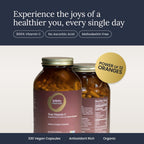 Infinity-C Cápsulas de Vitamina C Orgánica – 1000 mg de Acerola, Camu Camu y Amla con Jengibre, Astrágalo y Shilajit (30 dosis)