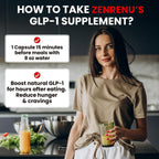 Zenrenu GLP-1 Supplement para Mujeres – 60 Cápsulas Veganas con Berberina y Akkermansia