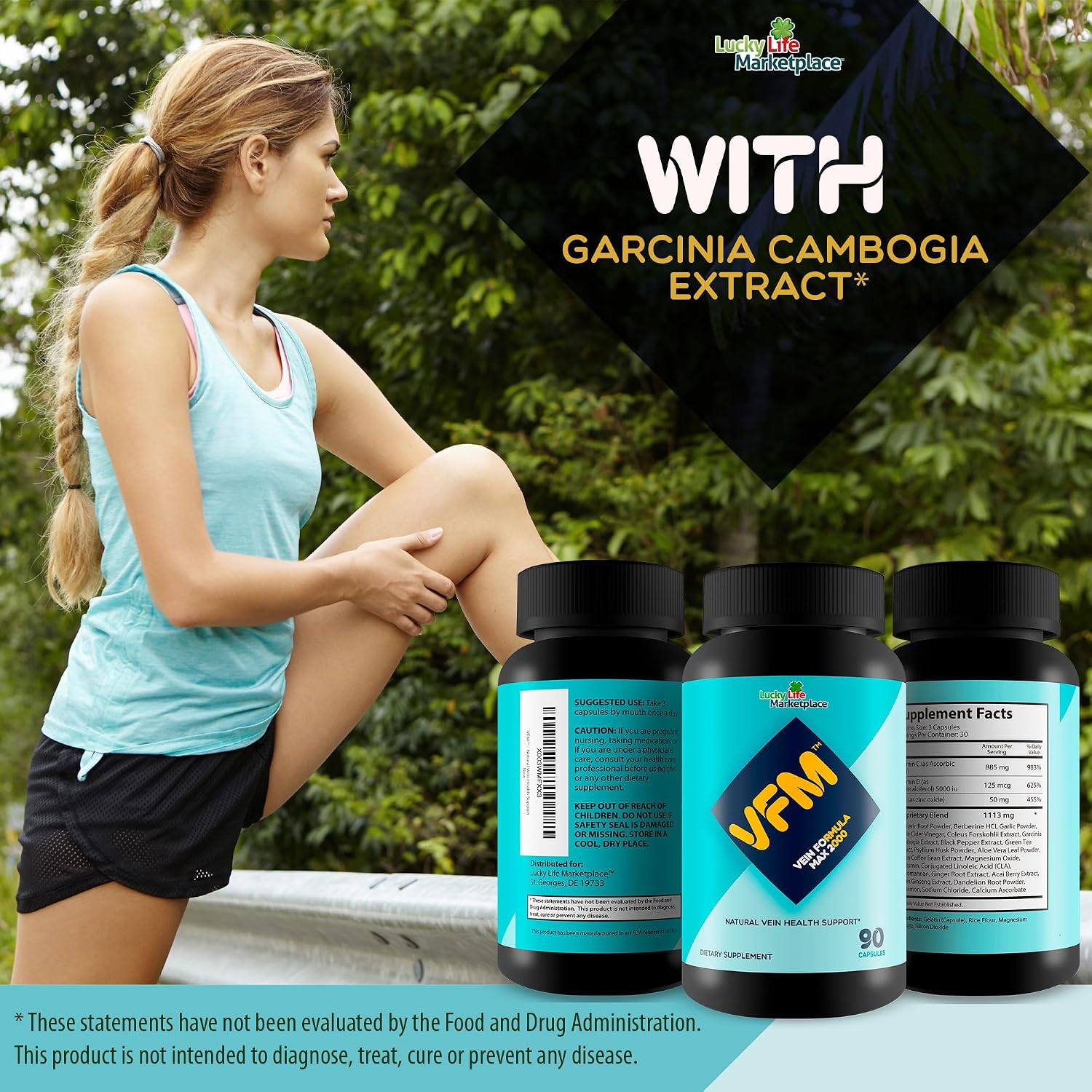 VFM Vein Formula Max 2000 - Suplemento para la Salud Venosa y Circulación
