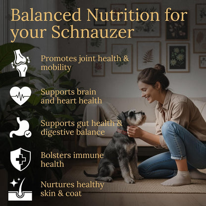 Prestige Breed Multivitamínicos para Schnauzer, Nutrición Equilibrada, 90 unidades con Auténtico Bacon – Image 2