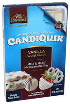 Log House Candiquik Cobertura de vainilla totalmente natural - 454 g