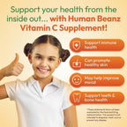 Human Beanz Vitamin C Jelly Bean Gummies para Niños