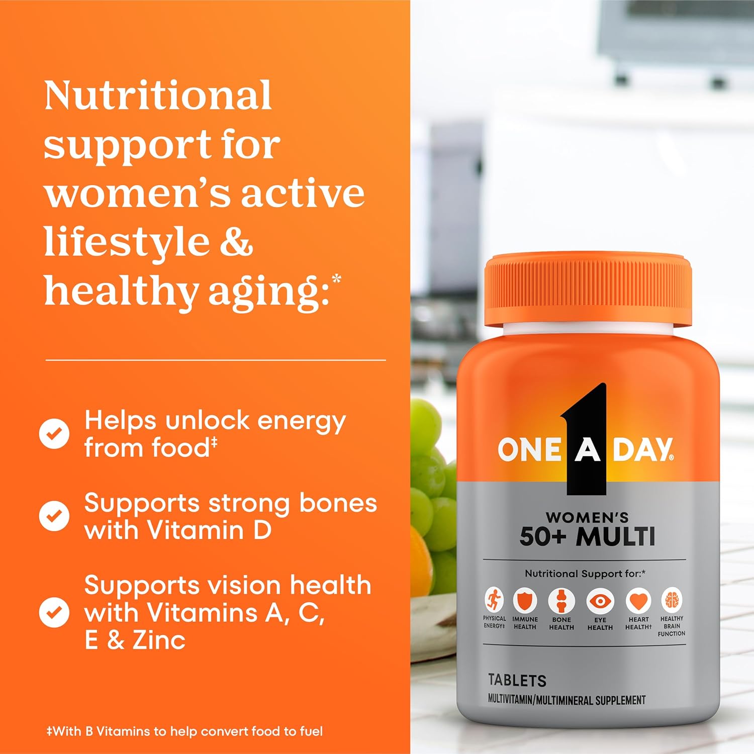 One A Day Multivitamínico para mujeres mayores de 50 años