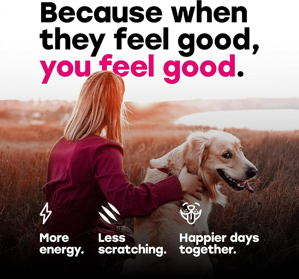 Pup Choice 24-en-1 Multivitamínico para Perros – Snacks blandos con Glucosamina, Probióticos y Omega-3 – 140 golosinas