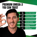 VEDGE Vegan Omega 3 Multivitamin – Complejo Multivitamínico Vegano con Omega 3, Vitaminas B12, D, K2, Magnesio, Zinc y Selenio