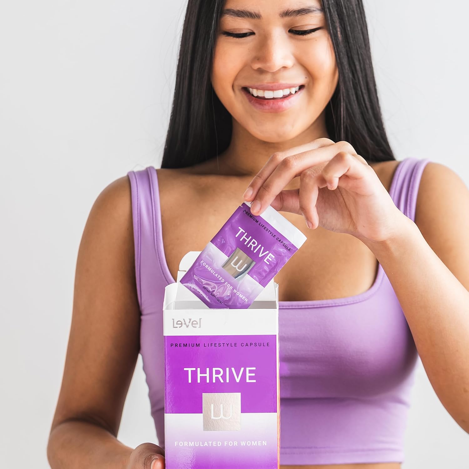 Le-Vel Thrive Cápsulas Premium de Vitaminas y Minerales para Mujeres | 60 Cápsulas | Multivitamínico Femenino | Sin Gluten | 30 Días