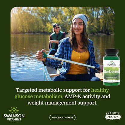 Swanson Berberine HCl 400 mg - 60 Cápsulas Veganas – Image 2