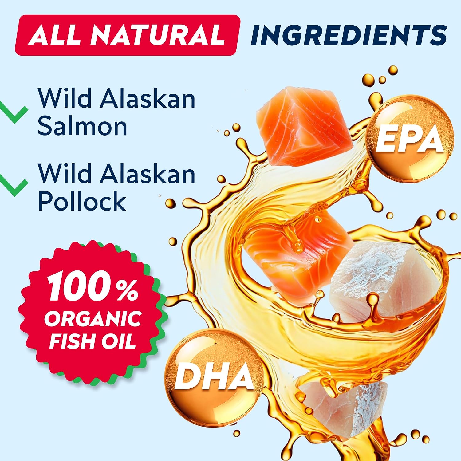 STRELLALAB Aceite de Pescado para Perros y Gatos - Omega-3 Natural - 473 ml