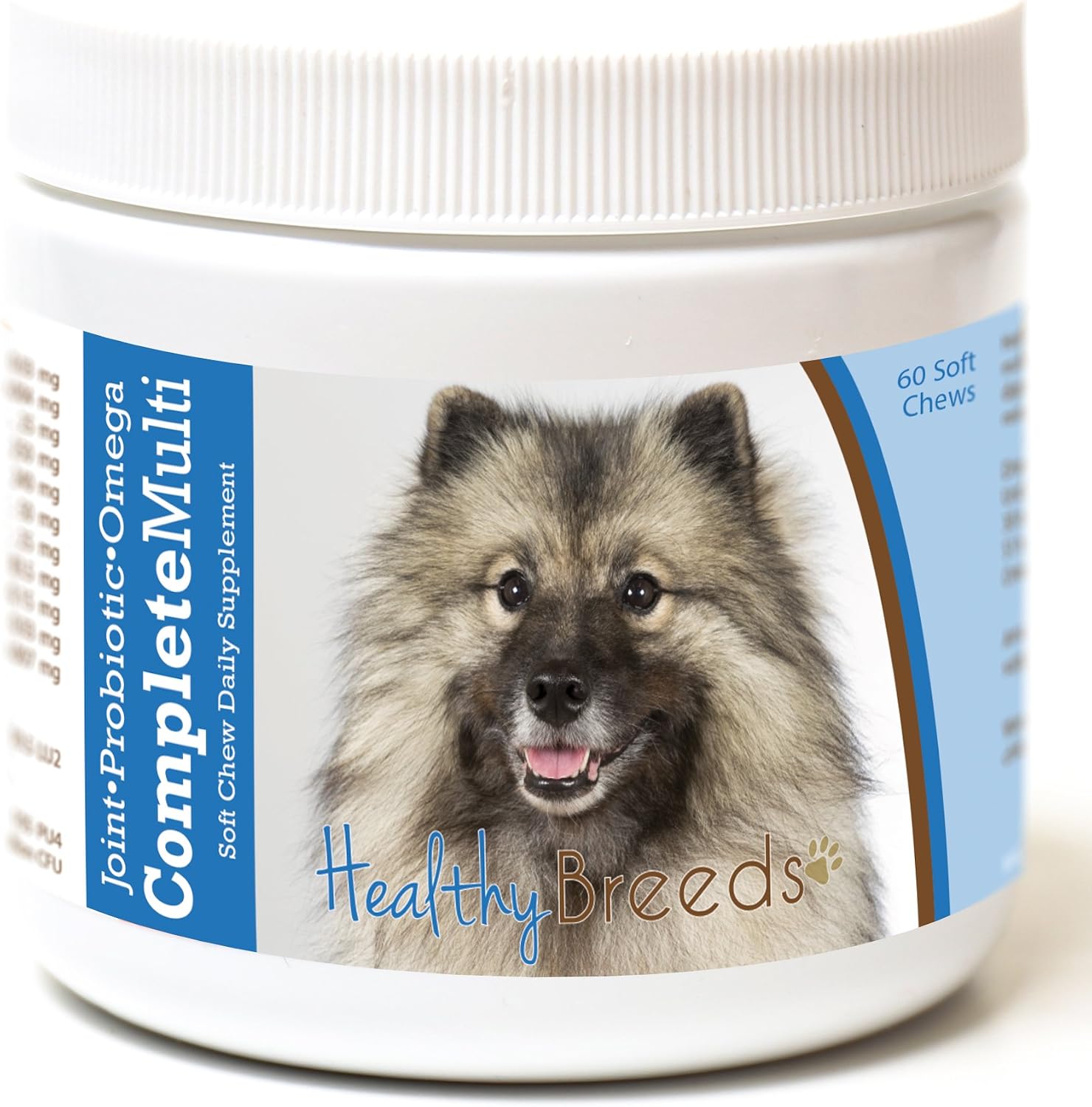 Healthy Breeds Keeshonden Multivitamínico Completo en Snacks Blandos (60 unidades)