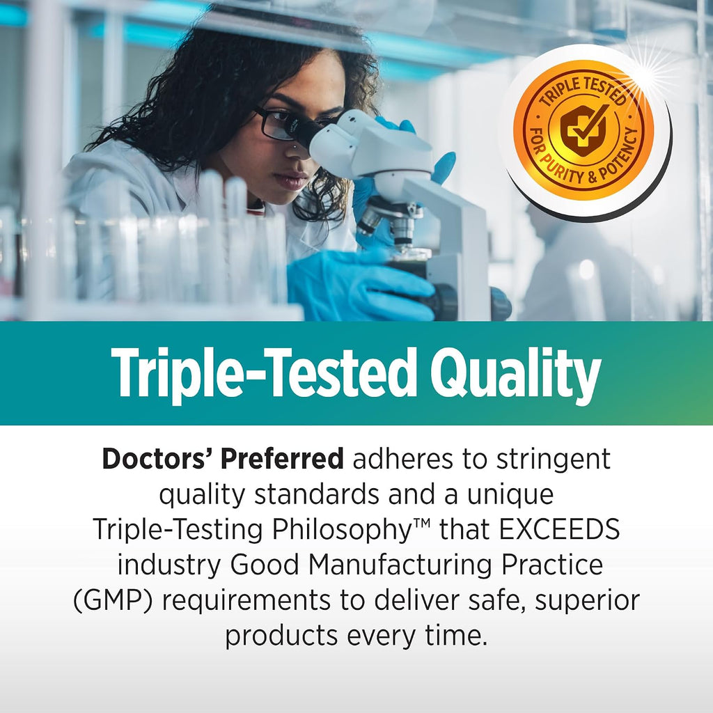 DOCTORS' PREFERRED Berberina Clinical Grade - 90 Cápsulas