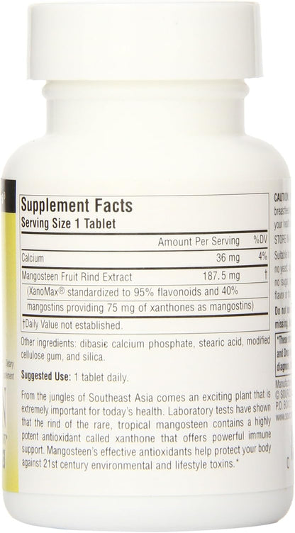Source Naturals Mangosteen, 75 mg Xantanas – 60 Comprimidos – Image 4
