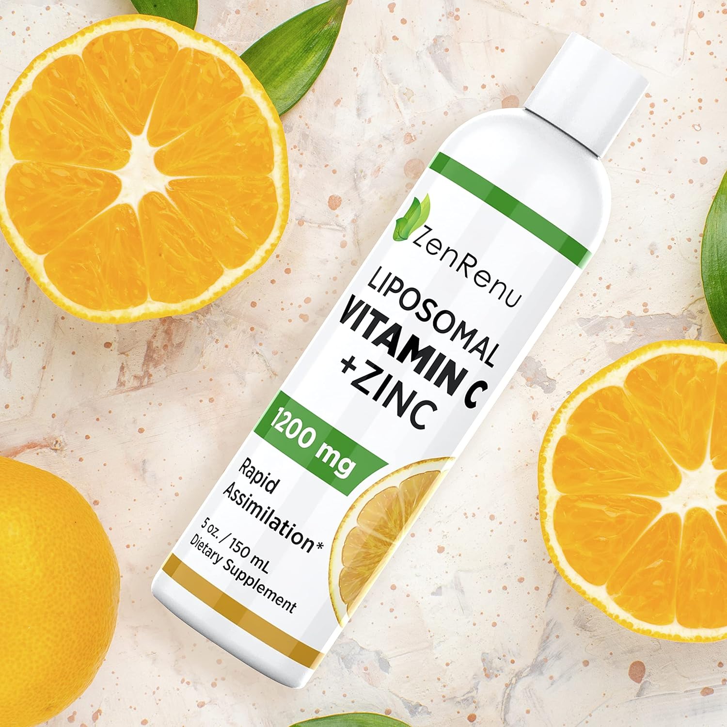 Zenrenu Bebida Liposomal de Vitamina C y Zinc (150 ml)