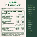 Nature's Bounty Super B Complex: B Complex with Vitamin C and Folic Acid, 150 Tablets