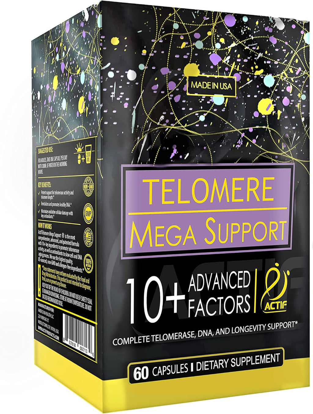 ACTIF Telomere Mega Support – 60 Cápsulas