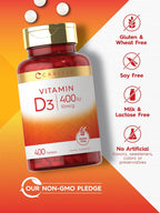 Carlyle Vitamina D3 400 UI (10 mcg) - 400 Comprimidos