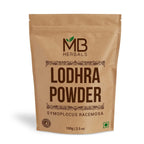 MB Herbals Lodhra Powder 100 g | Polvo de Symplocus racemosa | Complemento para el Cuidado de la Piel