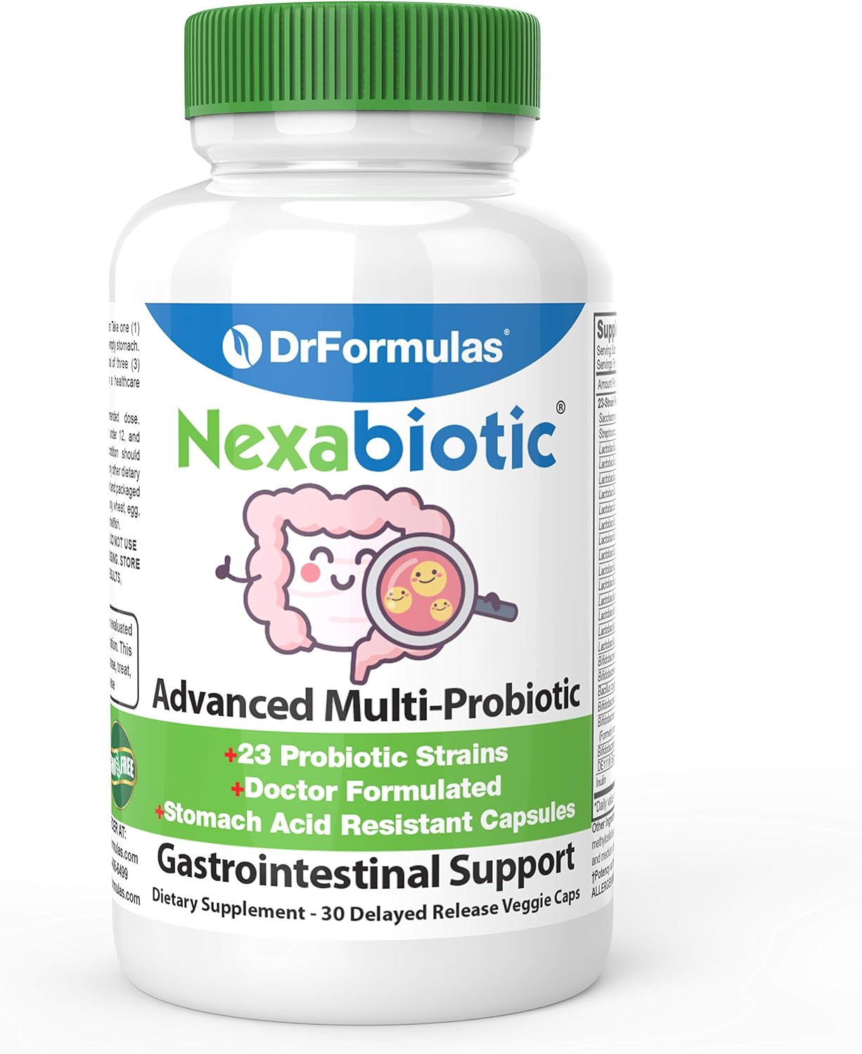 Nexabiotic Multi Probiotic 23 Strains with Prebiotic, 60 Capsules