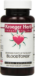Kroeger Herb Blood Toner - 100 Cápsulas Vegetarianas
