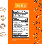 Smart for Life Vitamin C Gummies - Gomitas de Vitamina C Veganas con Sabor Naranja Natural - 60 Unidades
