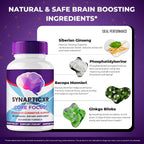 Synaptic XR Cápsulas - Suplemento para la Salud Nerviosa, Fórmula Avanzada de Máxima Potencia (3 Envases)