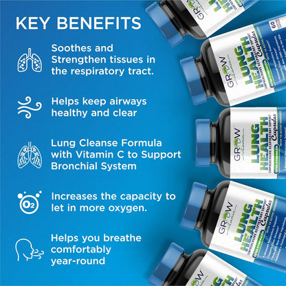 Grow Vitamin Lung Health - Suplemento – Ortiga Mayor (Urtica dioica): Esta planta es valorada por su efecto sobre – Image 2