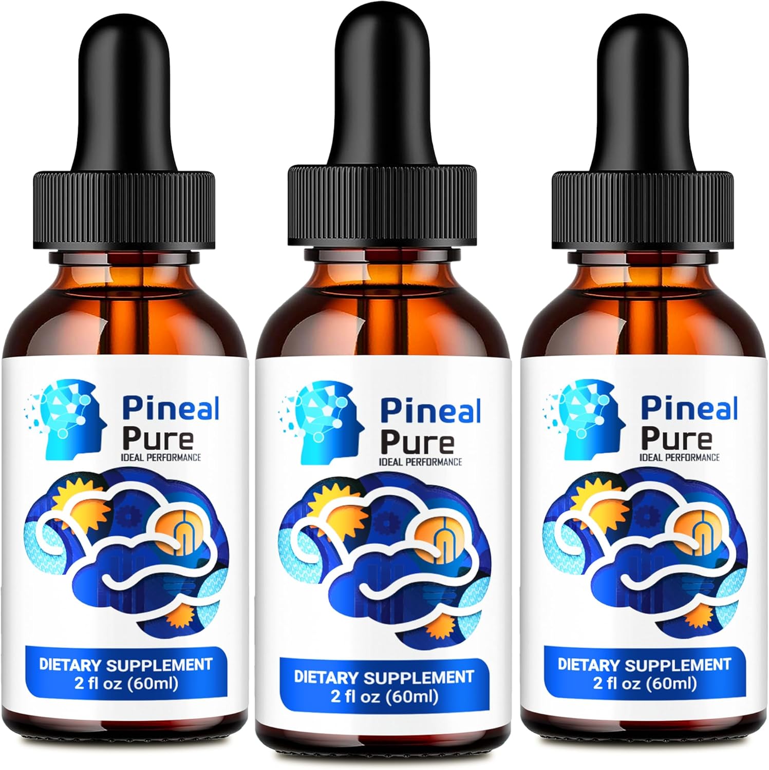 Pineal Pure Drops - Fórmula Original en Gotas (3 Pack)