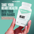 NutraBio Heart - Suplemento Cardiovascular, 90 Cápsulas