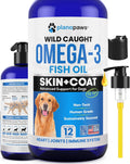 Omega 3 para Perros - Aceite de Pescado Salvaje - Suplemento Líquido para Piel, Pelaje y Articulaciones