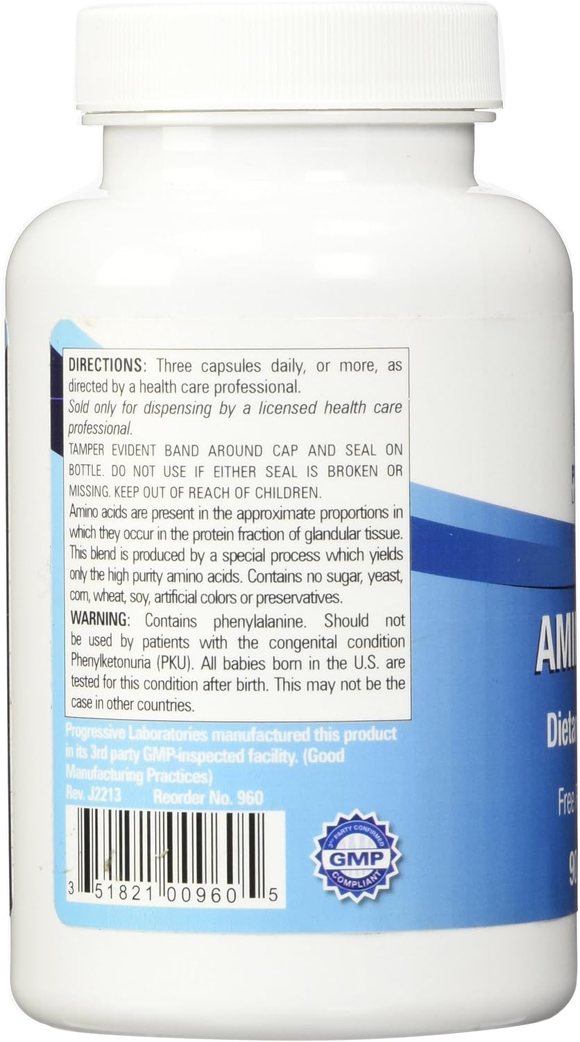 Progressive Labs Amino Blend, 90 Cápsulas
