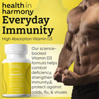 Everyday Immunity Vitamina D3 4000 IU - 60 Cápsulas Blandas con VESIsorb®