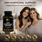 Cocó March DIM Suplemento para Mujeres – Apoya el Equilibrio Hormonal, Cuidado de la Piel y Metabolismo Natural del Estrógeno – Desintoxicación y Salud Celular – Sin Gluten, Sin Soja, Sin Lácteos, Vegano y Keto – 60 Cápsulas