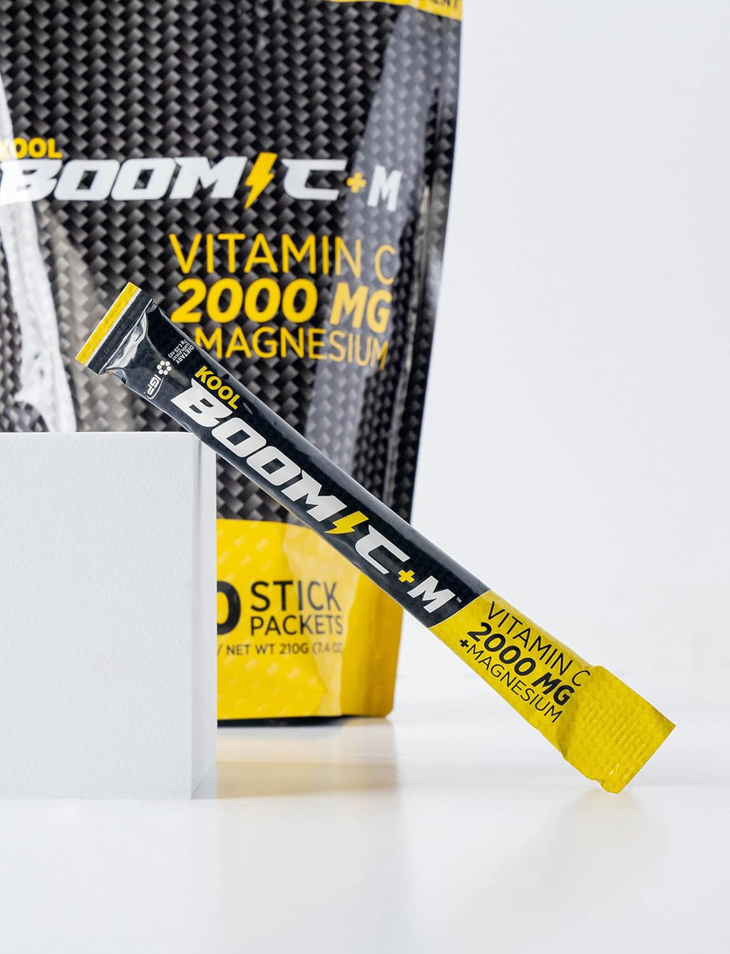 Kool Boom C+M Vitamina C 2000 mg + Magnesio - 30 Sobres