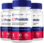 (3 Pack) EZ Prostate Capsules - EZProstate Maximum Strength Support Pills EZ Prostate All Natural Formula Designed for Healthy Prostate - EZ Prostate Advanced Wellness Supplement (180 Capsules)