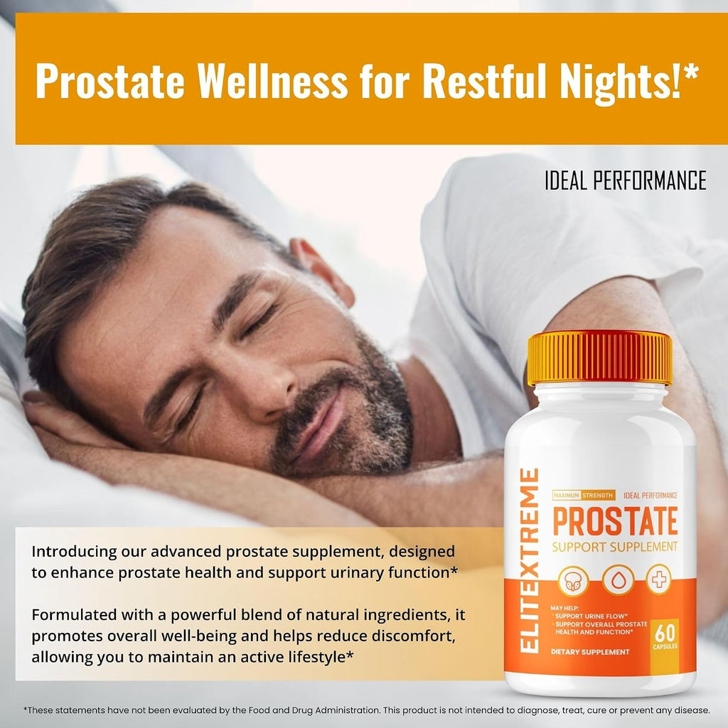 Elite Extreme Prostate Cápsulas - Complemento Alimenticio para la Salud Prostática