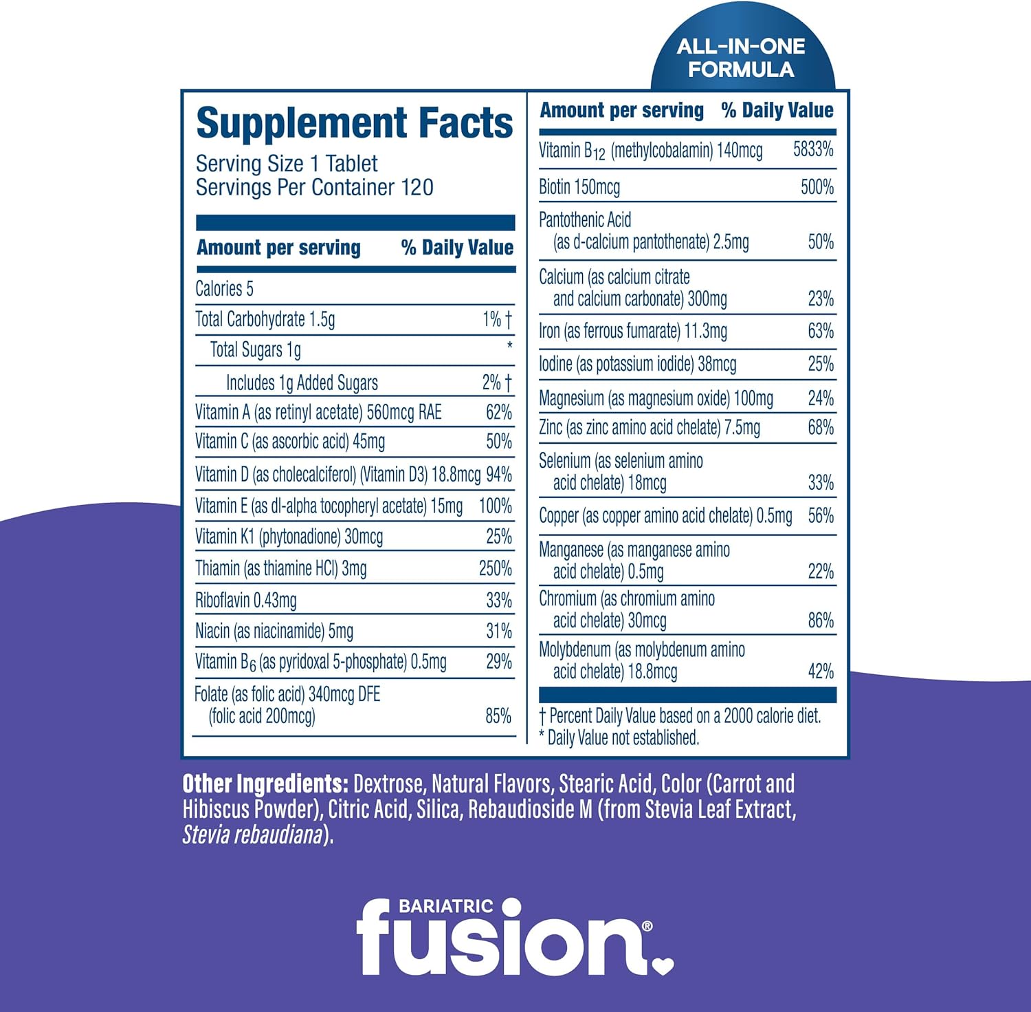 Bariatric Fusion Very Berry Multivitamínico Bariátrico Masticable