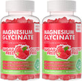 Gominolas de Magnesio Glicinato 1000mg - Sin Azúcar - 180 Gominolas Sabor Frambuesa