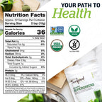 Sunfood Superfoods Mezcla Orgánica de Superalimentos Verdes - 227 g (8 oz)