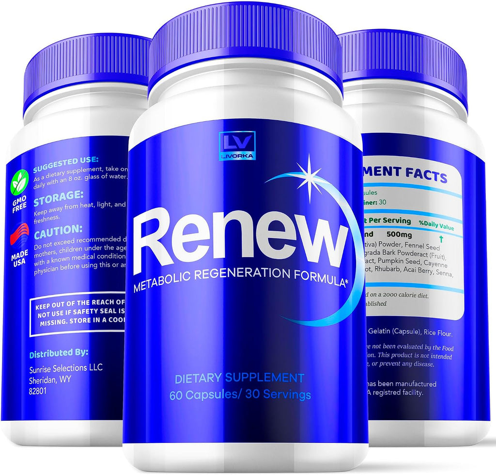 Fórmula Renew Metabolic Regeneration - 300 Cápsulas (Suministro para 5 Meses) - Paquete de 5