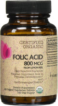 Futurebiotics Ácido Fólico Orgánico Certificado - 120 Comprimidos