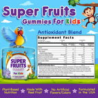 Infusions Super Fruit Gummies para Niños – 90 Gomitas – Mezcla de Superfrutas con Vitamina C y Zinc – Sabor Sandía