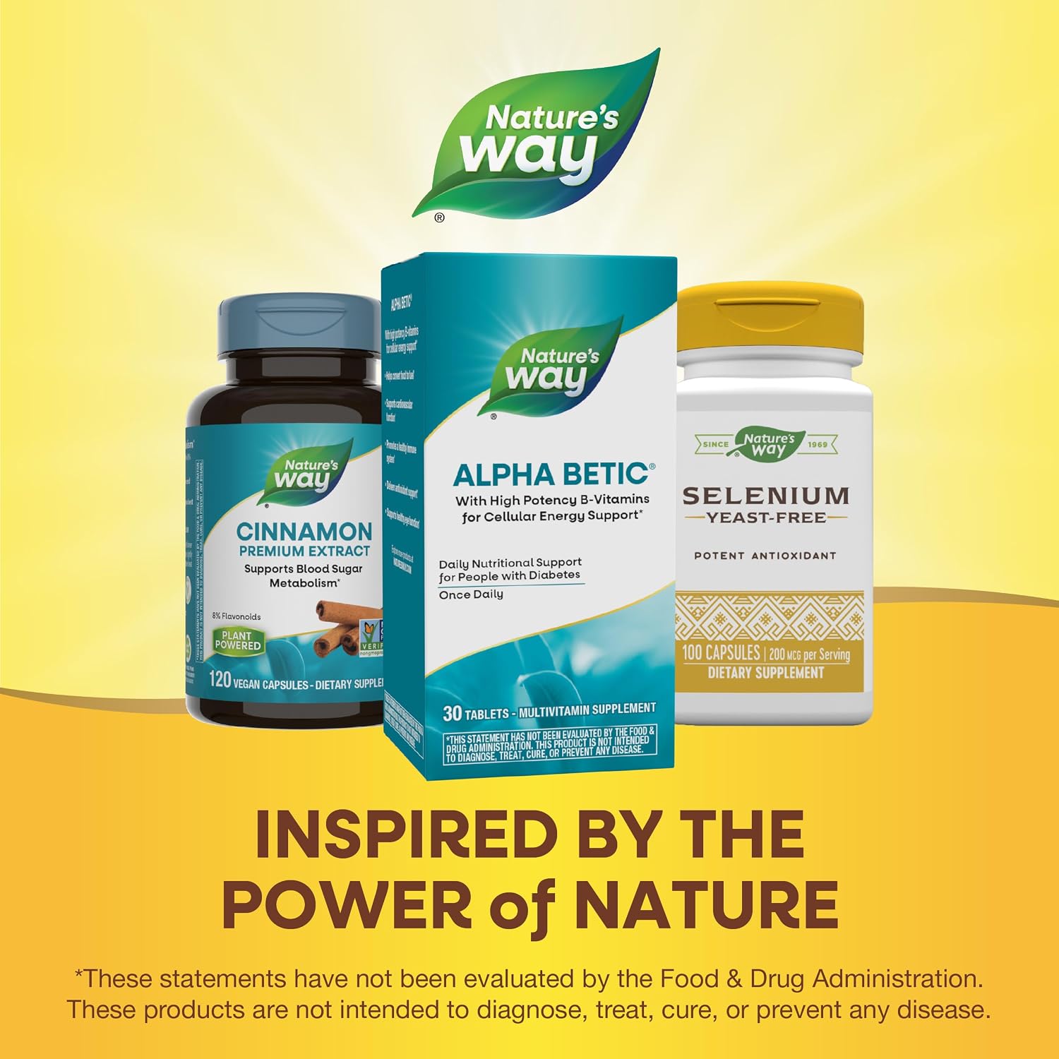 Nature's Way Alpha Betic - Multivitamínico para diabéticos, 30 comprimidos