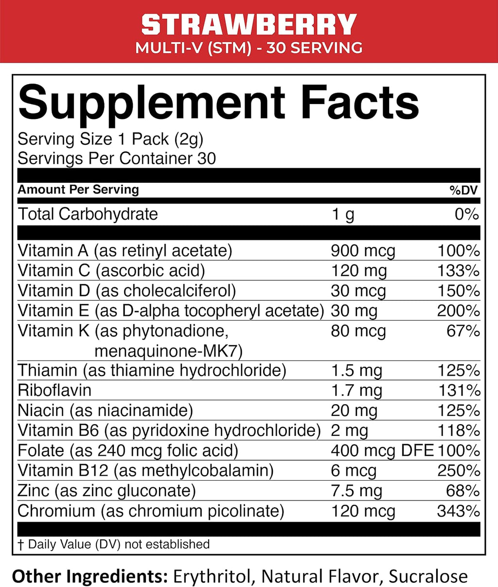 MTN OPS Multi-V STM Multivitamínico Diario 30 Sobres