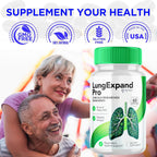 Lung Expand Pro (2 Pack) - 120 Cápsulas - Suplemento para el Sistema Respiratorio